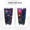 thumbnail image 3 of Bingfone Glowing Chameleon Fantasy Art for 20 Oz Stainless Steel Travel Mug Double Wall Water Coffee Cup for Home,Office, Outdoor Works Great for Ice Drinks and Hot Beverage-Without Straw, 3 of 8