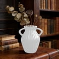 thumbnail image 5 of Flower Vase Home Decor - 8.2 Inch Rustic Table Flowers Vases Living Room Bedroom Plant Decorations Farmhouse Vintage for Kitchen Shelf Office Coffee Dining Desk House Women, 5 of 6