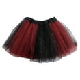 thumbnail image 5 of ZHOUCHANKIDS 4 Layers Tutu for Toddler Girls Kids Carnival Princess Puffy Tulle Dance Skirt Birthday Party Red 3-8Years, 5 of 7