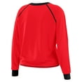 thumbnail image 3 of Women's WEAR by Erin Andrews Scarlet San Francisco 49ers Tie-Front Long Sleeve T-Shirt, 3 of 4