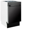 thumbnail image 2 of ZLINE 18" Tallac Series 3rd Rack Top Control Built-In Dishwasher in Black Stainless Steel with Stainless Steel Tub, 51dBa (DWV-BS-18), 2 of 5