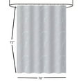 thumbnail image 2 of 14 pieces Glitter Silver Bathtub Shower Curtain With 12 Hooks and Matching Bath Mat Rug Non Slip Super Soft Chenille for Bathroom Décor, 2 of 6