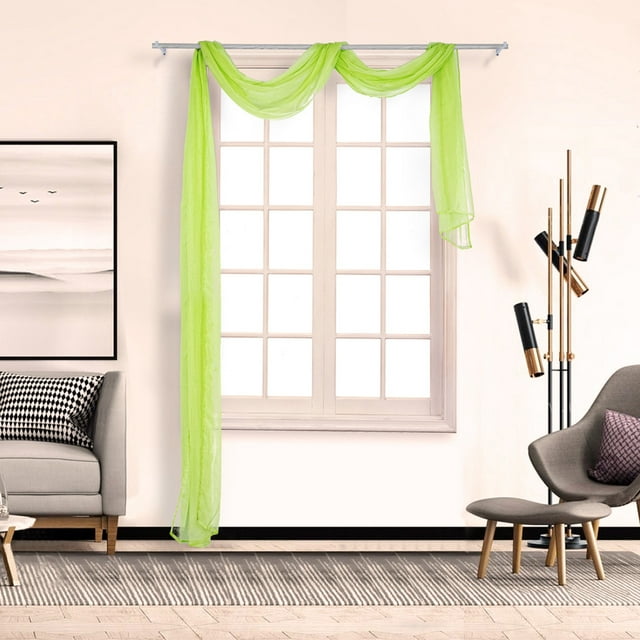 Agiferg Voile Curtain Swags All Colours Pelmet Valance Net Curtains Voile Swag