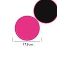 thumbnail image 2 of Dual Sided Gliding Discs Core Core Trainer. Gym, Home Abdominal & Total Body Workout Equipment - rose Red, 2 of 5