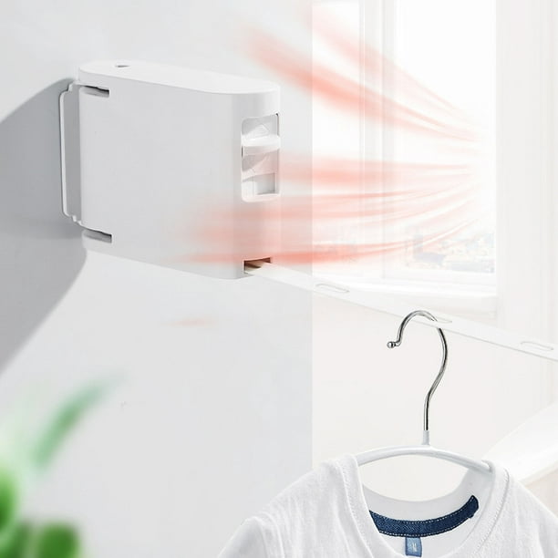 Clotheslines,Puch Free Retractable Clotheslines Invisible Clothesline  Indoor Retractable Clotheslines Innovative Solution 