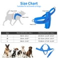 thumbnail image 4 of MASBRILL Reflective Dog Harness No Pull No Choking with Handle, Breathable Mesh Padded Dog Chest Adjustable Dog Harness Blue, 4 of 7