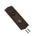 thumbnail image 5 of Renovators Supply Door Back Plate Brass 7 1/4" Escutcheon Cover Ornate Doorplate in Antique Brass Finish w/Keyhole, 5 of 7