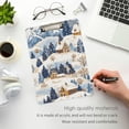 thumbnail image 3 of FORMRS Acrylic Clipboard with Low Profile Clip Standard A4 Letter Size, 12.5" x 9", Snowy Winter, 3 of 8