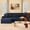 Blue, variant on BIGSYY 80" Corduroy Sofa Couch, Deep Seat 2-Seater Cloud Couch with Spring Cushions, Upholstered Modern Living Room Sofa with High Backrest, Easy Assembly, Black
