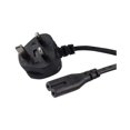 thumbnail image 1 of Cable de alimentación UK de 2 ranuras no polarizado IEC-320-C7 a CEE 7/16, 1 of 5