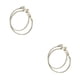 thumbnail image 2 of Qarigey 1 par de pendientes de niña, pendientes de aro grande para mujer, regalo para amiga, decoración para mujer Type4 NO4, 2 of 6