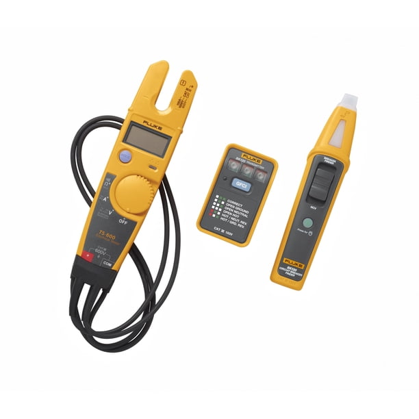 Kit de comprobador eléctrico Fluke BK120 T5-600 con probador de enchufes