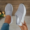 thumbnail image 2 of VNKIDY Comfortable Women Shoes Slippers For Casual Summer Wear For Beach Vacations Comfortable Closed Toe Design With Thick Sole Versatile Solid Color Autumn Shoes, 2 of 8