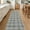 Gray Green, variant on HIWEAVER Beige 5' x 7' Distressed Neutral Plaid Area Rug for Living Room Washable Non Slip Modern Checked Indoor Carpet for Bedroom Decor Low Pile Farmhouse Floor Cover