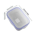 thumbnail image 1 of Plastic Storage Containers Microwave Plastic Preservation Box Set, Refrigerator Lunch Box, Sealed, Heatable Food Storage Box, 1 of 2