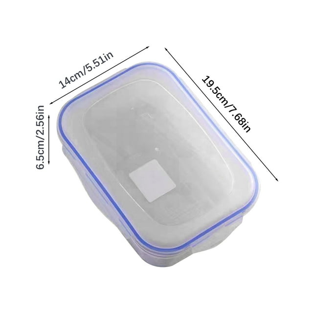 Plastic Storage Containers Microwave Plastic Preservation Box Set, Refrigerator Lunch Box, Sealed, Heatable Food Storage Box