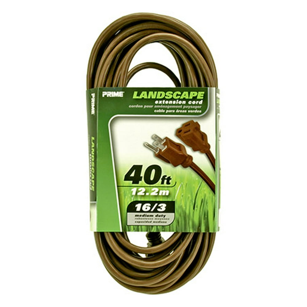 40ft. Landscape Extension Cord Brown