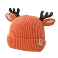 thumbnail image 6 of QHFBli Baby Beanie Hat Cute Antlers Reindeer Crochet Knitted Hat Winter Warm Cap for Toddler Boys Girls, 6 of 7