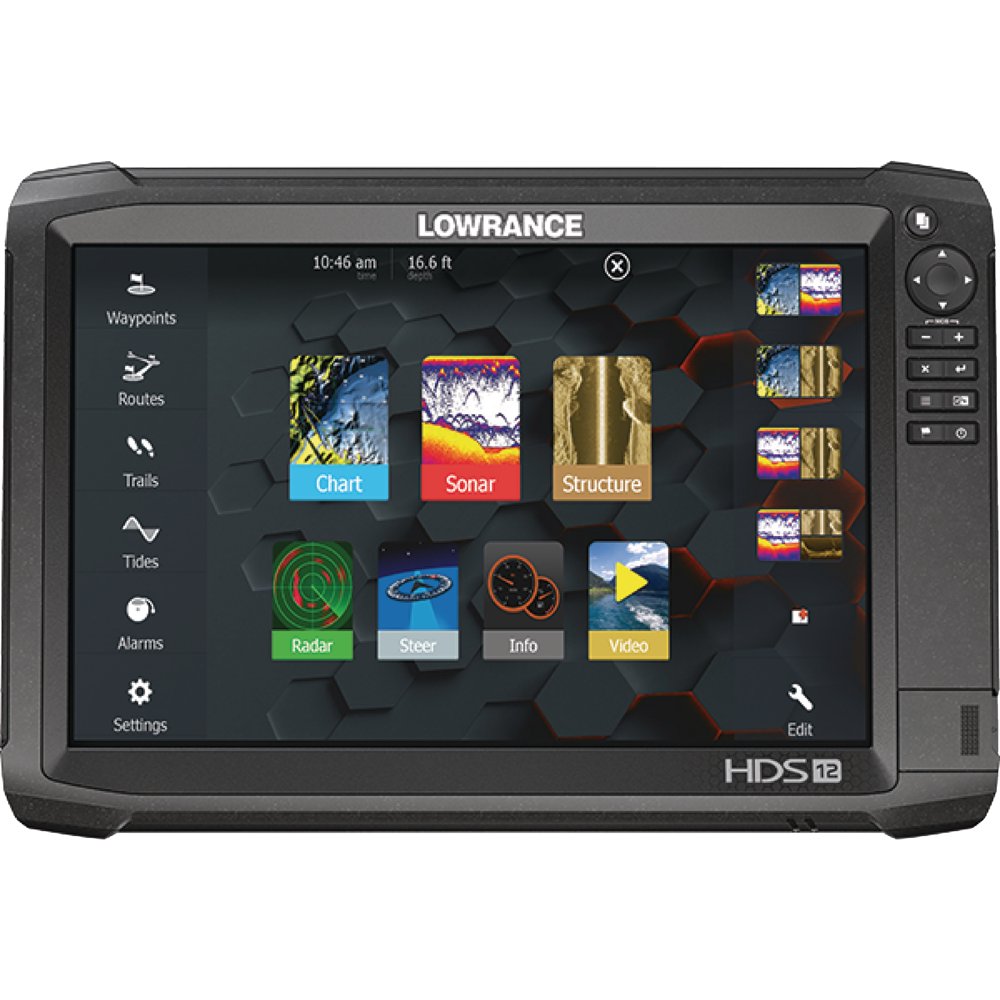Lowrance HDS Carbon 12 Fishfinder & Chartplotter with TotalScan