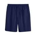 thumbnail image 3 of Yuyuzo Plus Size Shorts for Men Casual Summer Drawstring Straight Solid Color Lightweight Shorts with Pockets, 3 of 3