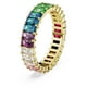 thumbnail image 2 of Anillo Swarovski Matrix Band con piedras tipo baguette multicolores, 2 of 4