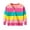 A, variant on GEZHEN Rainbow Thin Children's Cotton Sweater Jacket Girls Knitted Cardigan Small and Medium Clothing Kids Coat Winter Windproof Thicken Child Warm Fleece Button Outerwear