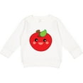 thumbnail image 2 of Inktastic Smiling Apple Toddler Sweatshirt, 2 of 4