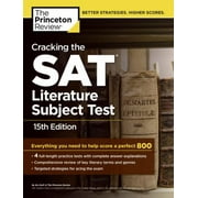Cracking the SAT Literature Subject Test, 15th Edition (College Test Preparation) [Paperback - Used]
