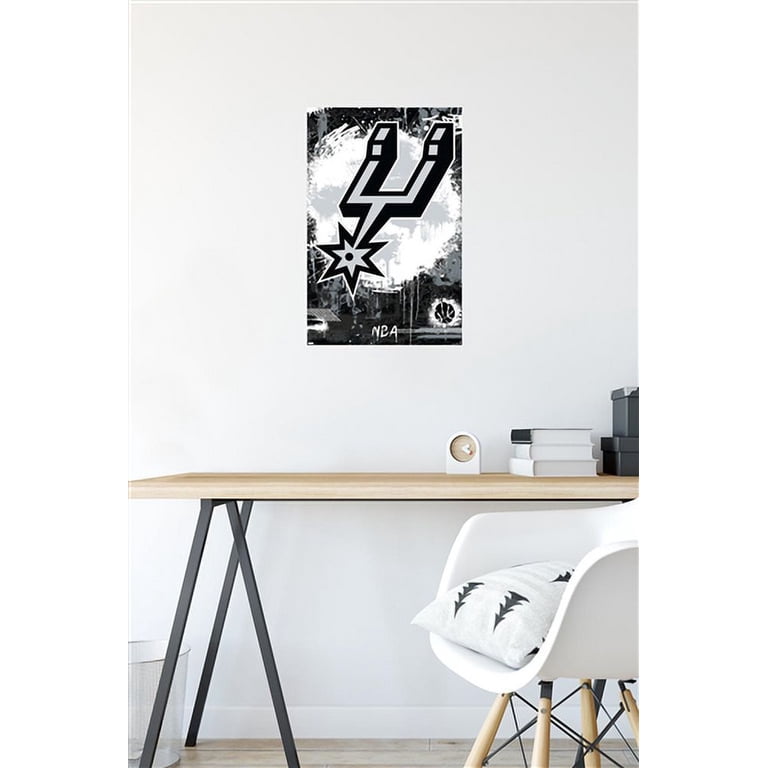NBA San Antonio Spurs - Maximalist Logo 23 Wall Poster, 14.725