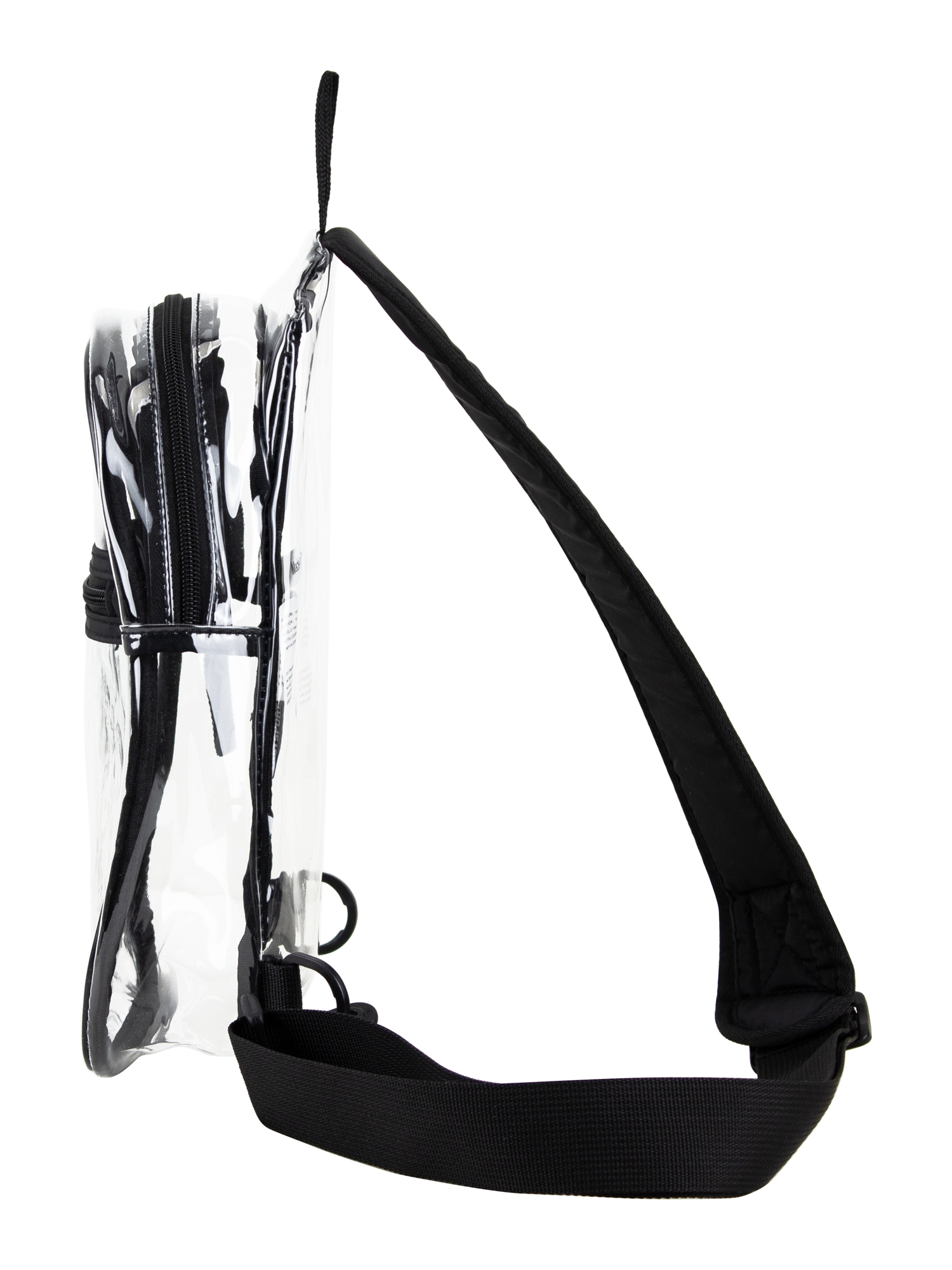 Eastsport Clear Sling Stadium Approved Bag, Black Trim photo 5