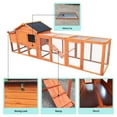 thumbnail image 3 of Aukfa 112" Large Chicken Coop Wood Chicken Run Cage, 3 of 10