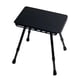 thumbnail image 5 of Taburete de camping, resistente, ligero, compacto, con bolsa, silla de pesca Negro escalable, 5 of 9