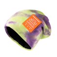 thumbnail image 2 of Dyfzdhu Unisex Fashion Casual Tie-Dye Printed Woolen Hat Warm Outdoor Knitted Green, 2 of 2