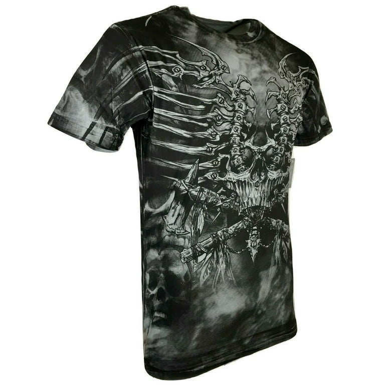 Skull Premium T-Shirt (Black Marl)