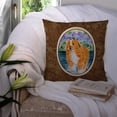 thumbnail image 3 of Carolines Treasures SS8619PW1414 Nova Scotia Duck Toller Fabric Decorative Pillow, 14Hx14W, multicolor, 3 of 4