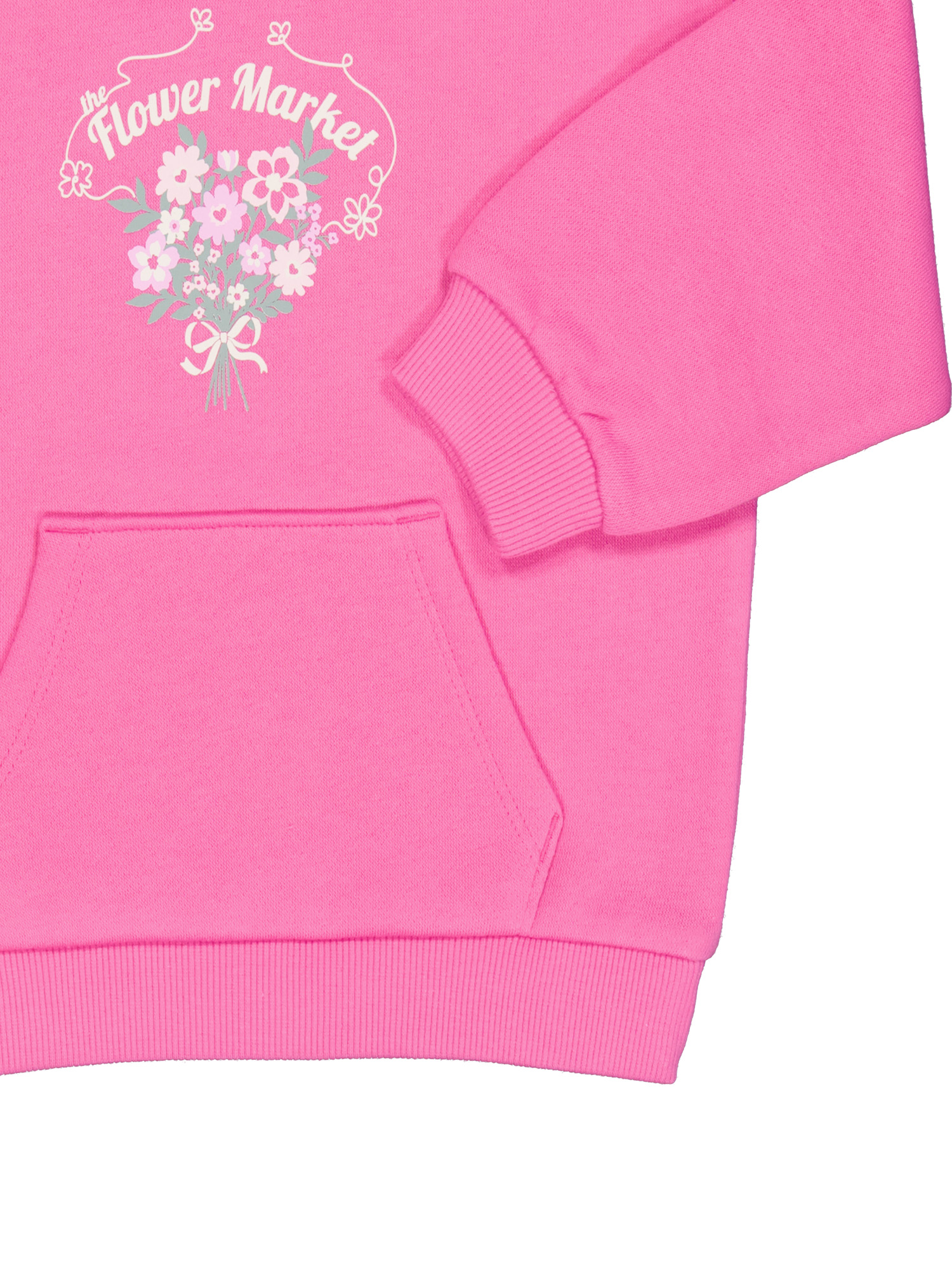 Wonder Nation Toddler Girls Fleece Hoodie Set, 12M-3T