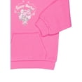 thumbnail image 2 of Wonder Nation Toddler Girls Fleece Hoodie Set, 12M-3T, 2 of 4