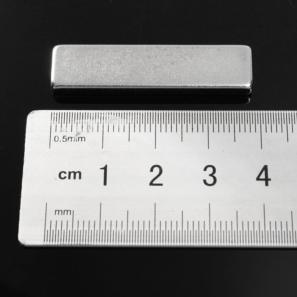 5Pcs/Set 40x10x4mm N52 Strong Block Bar Fridge Rare Earth Neodymium Magnets well 