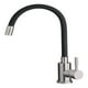 thumbnail image 1 of Monomando Para Fregadero Alfa  Flexible Negra Acero Inoxidable, 1 of 4