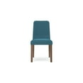 thumbnail image 2 of Jeyn Dining Side Chair Set of 2, Solid Hardwood, Blue Polyester Fabric, 2 of 2