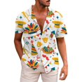 thumbnail image 1 of PMUYBHF T-Shirt Imprimé Joyeuses Fêtes Manches 3/4 Col Rond Blouse 2436 TTTG, 1 of 5