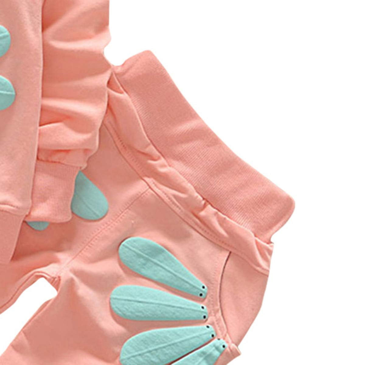 1T 2T 3T 4T Kids Baby Girl Outfits Set Long Sleeve Sweatshirts Tops Pants Outfits Clothing Christmas Gifts