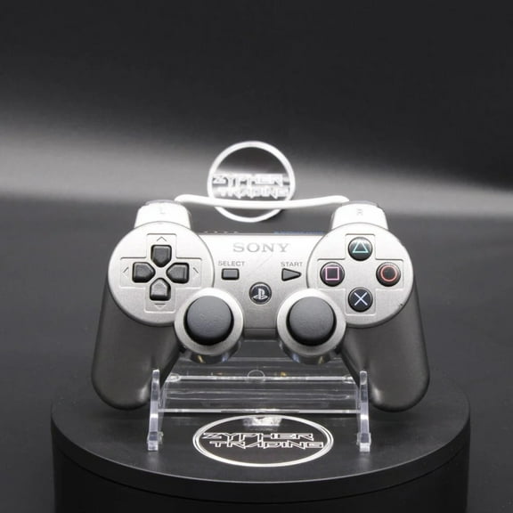 Restored DualShock 3 Controller PlayStation 3 OEM Metallic Grey 2013 (Refurbished)