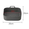 thumbnail image 4 of Silicone Air Fryers Basket Heat-Insulation Air Fryer Tray Fried Pizza, 4 of 5