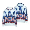 thumbnail image 6 of Bingfone Cute Gnomes in USA Men's Drawstring Hoodie Long Sleeve Pocket Sweatshirts-4X-Large, 6 of 6