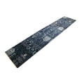 thumbnail image 2 of MagicRugs Dark Navy & Gray 2X10 Contemporary Runner Rug, 2 of 11