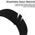 thumbnail image 3 of Correa elástica de nailon para Samsung Galaxy Watch4, 5, 6, 40/44mm, 42/46mm, 43/47mm, pulsera Amazfit Gts2 4 mini, 3 of 4