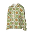 thumbnail image 2 of Haiem Daisies Flowers UPF 50+ Fishing Shirts for Men Long Sleeve UV Sun Protection Hoodie Non-Mask Outdoor Hiking Shirts, 2 of 9