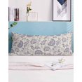 thumbnail image 2 of Purple Fruit Body Pillow Covers, Country Retro Floral Botanical Plant Soft Bed Throw Pillowcases Breathable Cooling Long Lumbar Body Pillow Sham Cover for Bed Sofa 20''x54'', 2 of 7
