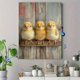 thumbnail image 4 of Qisvanset Framed Canvas Wall Art 12x16 Inch Fluffy Yellow Chick Spring Easter Farmhouse Art, 4 of 5